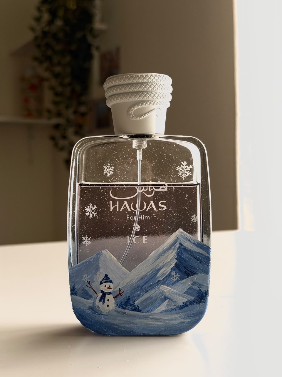 Hand-painted bottle